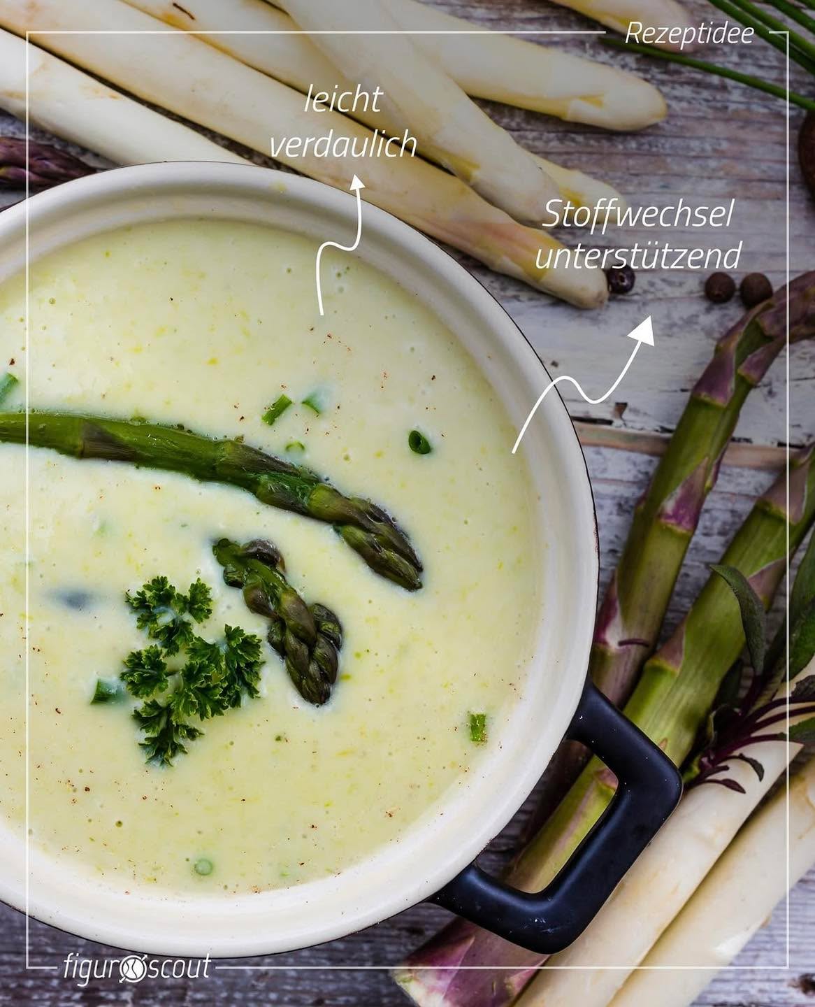 🥣Leichte Spargel-Cremesuppe

Frühling auf dem Teller - cremig, leicht und richtig gut für deinen Körper
✅Tipp:
Mit Hähnc