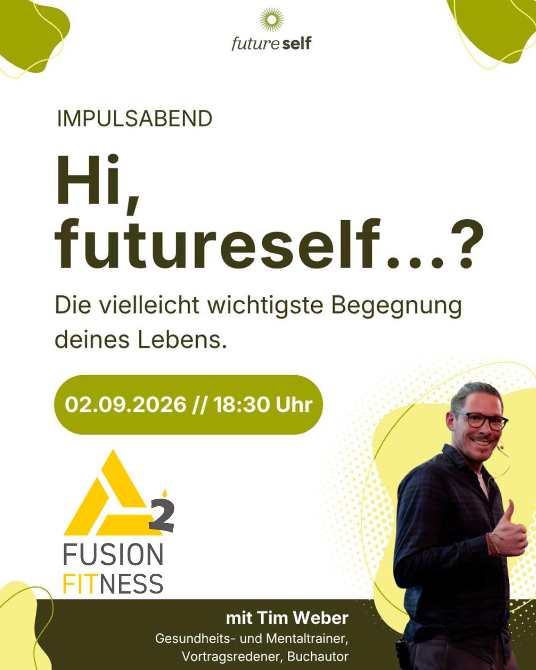 Ein Abend, der deinen Blick auf dein Leben verändern könnte.

Zu unserem 2. Jubiläum haben wir etwas ganz Besonderes für
