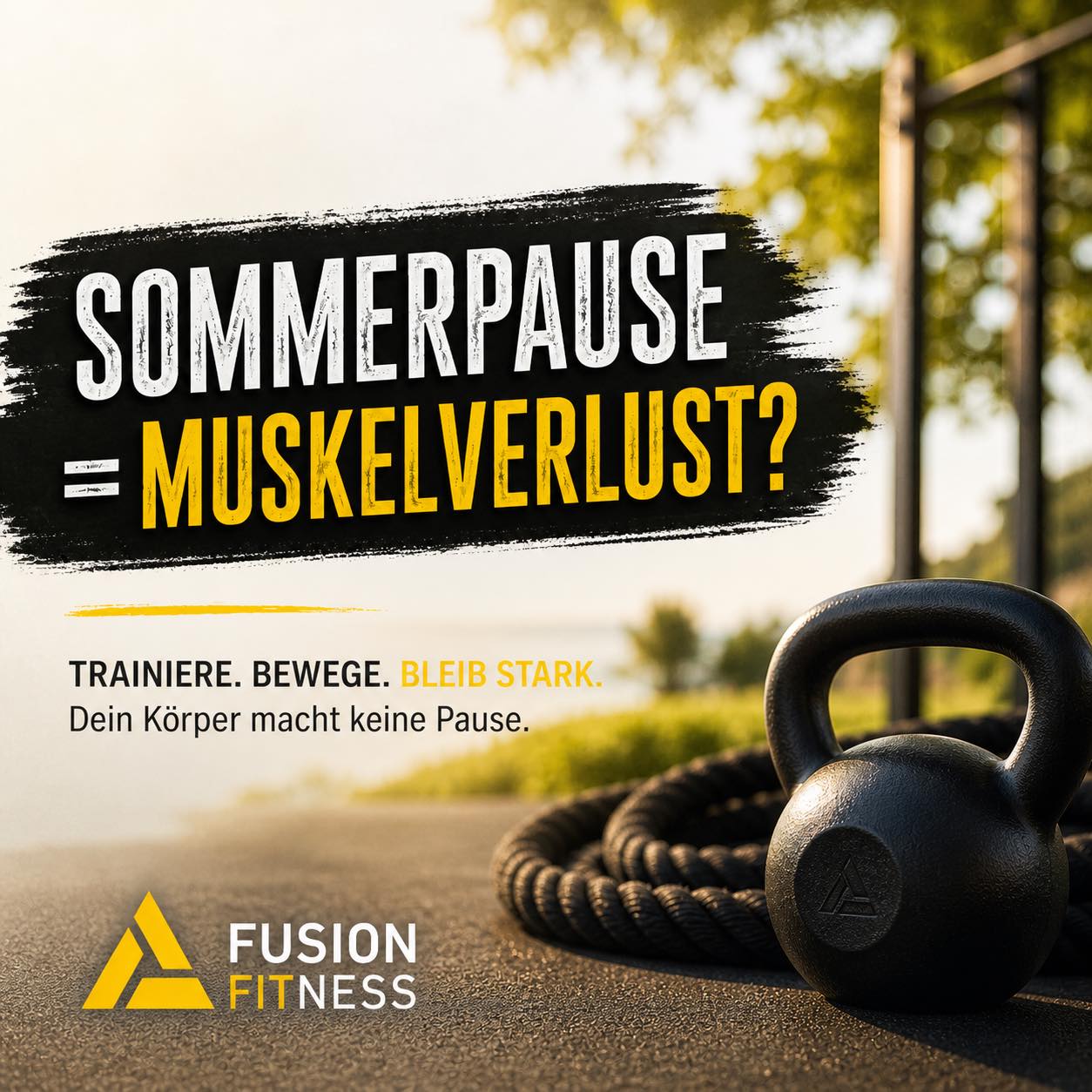 ☀️ Sommerpause = Muskelverlust?

Oder anders gefragt:
👉 Willst du im Herbst wieder bei 0 anfangen?

Viele machen jedes J